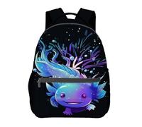 Lindo Ajolote Adorables Ajolotes Mochila Del Ordenador Gran Capacidad Mochila Informal Ligera Mochilas Para Viaje Colegio Vuelta Al Cole 29X40Cm