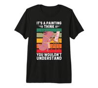 Lindo ajolote es una Pintura Que no entenderías Camiseta Premium