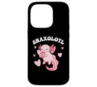 Lindo ajolote kawaii come bocadillos Carcasa para iPhone 14 Pro
