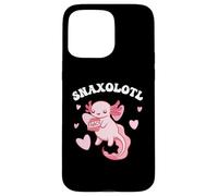 Lindo ajolote kawaii come bocadillos Carcasa para iPhone 15 Pro Max