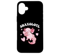 Lindo ajolote kawaii come bocadillos Carcasa para iPhone 16 Plus