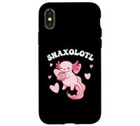 Lindo ajolote kawaii come bocadillos Carcasa para iPhone X/XS