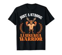 Lindo Alce Solo un Fuerte Defensor del cáncer de Guerrero de Leucemia Camiseta