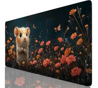 Lindo Alfombrilla Ratón XXL 1000x500x3mm Mouse Pad Grande Gaming Ratón Alfombrilla Escritorio con Base Antideslizante, Protector Escritorio, Resiste Salpicaduras,Mousepad para Oficina y Familia Y8-610