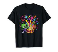 Lindo Alien con Cofre mágico del Tesoro de la Estrella del Arco Camiseta