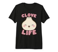 Lindo Amante de la Comida de la Vida del Clavo de ajo Kawaii Camiseta Premium