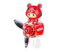 Lindo ambientador de aire del automóvil, clips de ventilación del ambiente de aire del automóvil - Difusor de fragancia piloto de oso giratorio - Herramienta decorativa interior de diseño de tapones d