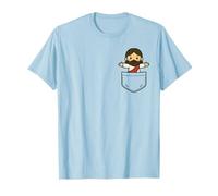 Lindo Amigo de Bolsillo de Jesús, Divertida religión Cristiana Camiseta