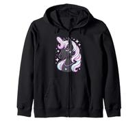 Lindo Amuleto y Magia de Unicornio de fantasía Sudadera con Capucha