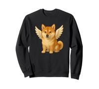 Lindo ángel de dibujos animados Shiba Inu perro Sudadera