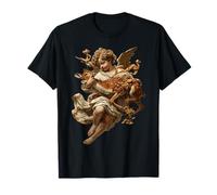 Lindo ángel querubín con Animal renacentista Barroco Cervatillo Camiseta