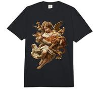 Lindo ángel querubín con Animal renacentista Barroco Cervatillo Comfort Colors Adult Heavyweight T-Shirt