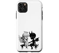 Lindo Ángel y Diablo Enamorado Anime Fantasía Duo Carcasa para iPhone 11 Pro MAX