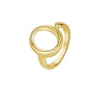 Lindo anillo ajustable de la declaración de bucle redondo para mujeres Geométricas geométricas Círculo hueco geométrico O Boda Eternidad Banda de nudillo Tail abierto ANILLOS DEL TODO DEL TIELO