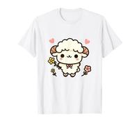 Lindo Animal de Oveja Kawaii Ram Camiseta