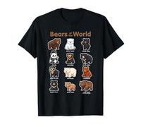 Lindo Animal Kawaii de Osos del Mundo Camiseta