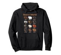 Lindo Animal Kawaii de Osos del Mundo Sudadera con Capucha