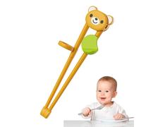 Lindo Animal Niños Aprendiendo - Palillos De Práctica De Entrenamiento Para Niños, Ayudante De Palillos Chinos Reutilizables Apto Para Lavavajillas, Niño Pequeño | Herramienta de utensilio de comida p