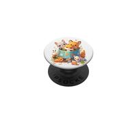 Lindo Animal Saliendo de la Cinta de enmascarar PopSockets PopGrip Adhesivo