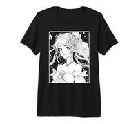 Lindo Anime Retro Luna y Estrellas mahou Shoujo Princesa Camiseta Premium