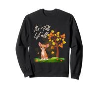 Lindo árbol de Arce de otoño con Texto en inglés It is Fall Y'all Sudadera