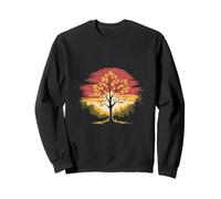 Lindo árbol de arce otoño otoño Acción de Gracias Sudadera