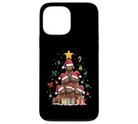 Lindo árbol de Navidad de Labrador Retriever de Chocolate Lab Carcasa para iPhone 13 Pro MAX