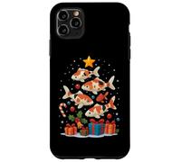 Lindo árbol de Navidad de Nishikigoi Japón Carpa pez koi Carcasa para iPhone 11 Pro MAX