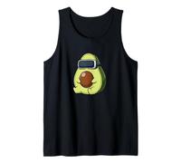 Lindo Ardilla Realidad Virtual Jugador De Dibujos Animados Camiseta sin Mangas