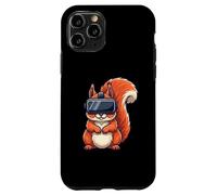 Lindo Ardilla Realidad Virtual Jugador De Dibujos Animados Carcasa para iPhone 11 Pro