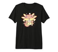 Lindo Arte Animal Kawaii de té de Burbujas de Criatura Marina Camiseta Premium