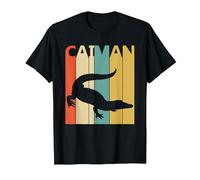 Lindo Arte de Animales del zoológico de Safari de Caiman Camiseta, Hombre, Negro, 5XL