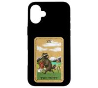 Lindo Arte de Mapache Inspirado en el Tarot The Thief Carcasa para iPhone 16 Plus