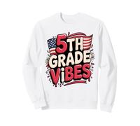 Lindo Arte en Equipo de Profesores con Vibraciones de Quinto Grado para el Primer día, 250 años Sudadera