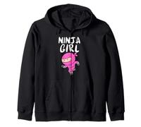 Lindo Arte Ninja para Mujeres y niñas Shinobi Ninja Training Ninja Sudadera con Capucha