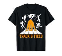 Lindo atletismo de pista y campo para niños y niñas Camiseta
