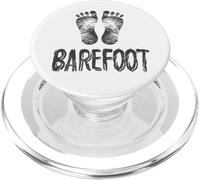 Lindo Atuendo Descalzo para los Amantes de Las Huellas PopSockets PopGrip para MagSafe