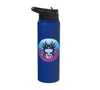 Lindo Axolotl bebe té de burbujas, pez caminante mexicano Stainless Steel Insulated Water Bottle