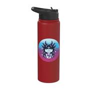 Lindo Axolotl bebe té de burbujas, pez caminante mexicano Stainless Steel Insulated Water Bottle