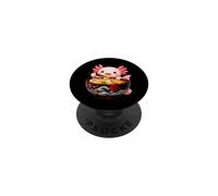 Lindo Axolotl Come Ramen Fideos Ramen Axolotls PopSockets PopGrip Adhesivo