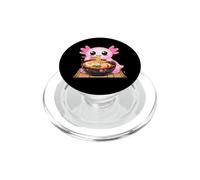 Lindo Axolotl Come Ramen Fideos Ramen Axolotls PopSockets PopGrip para MagSafe