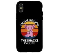 Lindo Axolotl Vintage: Soy la razón por la Que se Acabaron los bocadillos Carcasa para iPhone X/XS