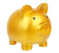 Lindo Banco de Dinero de Plástico Cerdo,Hucha Cerdo Uchas Dinero para Niños Capacidad de Cerdo Hucha Alcancía de CeráMica para Bodas Navidad Halloween Regalos de Cumpleaños