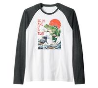 Lindo Be In AWE of MY TISM Autismo Profesor Impresionante Apoyo ASD Camiseta Manga Raglan