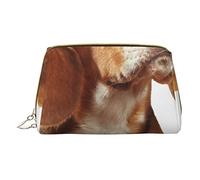 Lindo Beagle Perro Cuero Cosméticos Bolso Bolso Pequeño Bolsa Cremallera Estuche Lápiz Organizador Almacenamiento Belleza Hacer, color, 5.0cm*10.5cm*20.5cm, Estuche para lápices