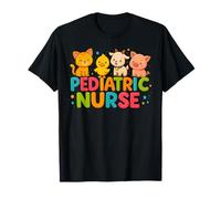 Lindo Bebé Animales Gato Pato Cabra Cerdo Enfermera Pediátrica Camiseta