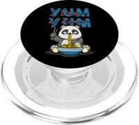 Lindo bebé panda comiendo ramen | Amante de fideos sueño Yum Yum PopSockets PopGrip para MagSafe