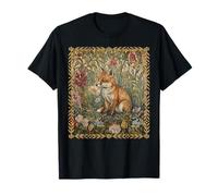 Lindo bebé Zorro en jardín inglés Antiguo Camiseta