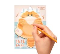 Lindo bloc de notas de gato, bloc de notas divertidos, bloc de notas lindo bloc de notas, fácil de publicar, calcomanías adhesivas divertidas para amigos, amantes de