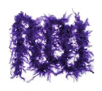 Lindo Boas de Plumas - 2 Metros/6,6 pies con Estilo de Plumas | Disfraz Boas, Colorido Disfraz de Plumas para niñas, Suministros de de Halloween, decoración de Danza
